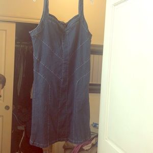 A blue jean dress